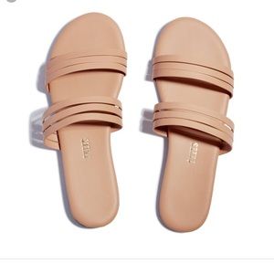 TKees Allegra Double Band sandal in Pout Size